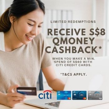 Qoo10-Qmoney-Cashback-Promotion-350x350 1-22 Aug 2021: Qoo10 Qmoney Cashback Promotion with Citi