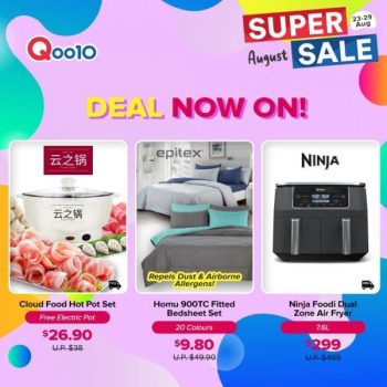 Qoo10-Super-Sale-350x350 23-29 Aug 2021: Qoo10 Super Sale