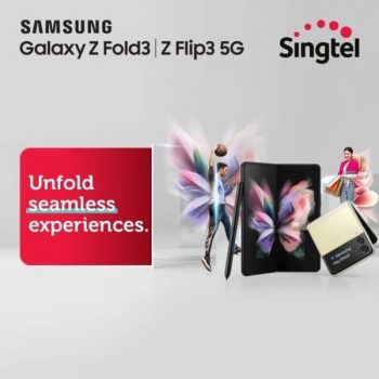 SINGTEL-Samsung-Galaxy-Z-Fold3-Promotion-350x350 12 Aug-1 Sep 2021: SINGTEL Samsung Galaxy Z Fold3 Promotion