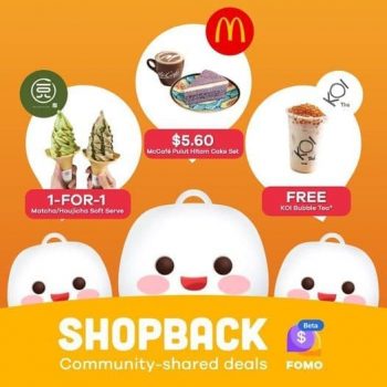 ShopBack-1-For-1-Matcha-or-Houjicha-Soft-Serve-Ice-Cream-Promotion-350x350 21-22 Aug 2021: ShopBack 1-For-1 Matcha or Houjicha Soft Serve Ice Cream Promotion