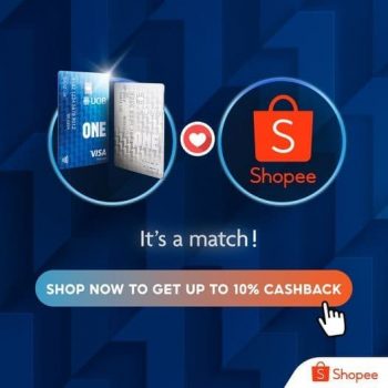 Shopee-Caskback-Promotion-350x350 10 Aug 2021 Onward: Shopee Caskback Promotion with UOB One Card 