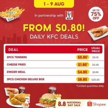 Shopee-Daily-Deals-350x350 1-9 Aug 2021: Shopee Daily KFC Deals