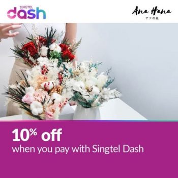 Singtel-Dash-Ana-Hana-Flower-Promotion-350x350 24 Aug-31 Oct 2021: Singtel Dash Ana Hana Flower Promotion