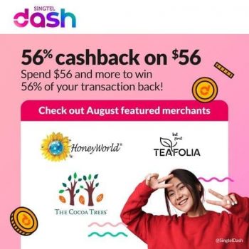 Singtel-Dash-Cashback-Promotion-2-350x350 16-31 Aug 2021: Singtel Dash Cashback Promotion from Honey World, Teafolia and The Cocoa Trees