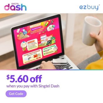 Singtel-Dash-Dash-Visa-Virtual-Card-Promotion-350x350 4 Aug 2021 Onward: Singtel Dash Dash Visa Virtual Card Promotion on Ezbuy
