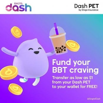 Singtel-Dash-Free-Bubble-Tea-Promotion-350x350 31 Aug 2021 Onward: Singtel Dash Free Bubble Tea Promotion with Dash PET