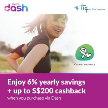 Singtel-Dash-Purchase-Tiq-Cancer-Insurance-Promotion-350x350 6 Aug 2021 Onward: Singtel Dash Purchase Tiq Cancer Insurance Promotion