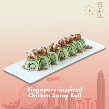 Sushi-Tei-Chicken-Satay-Roll-Promotion-350x350 7-31 Aug 2021: Sushi Tei Chicken Satay Roll Promotion