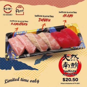 Sushiro-Southern-Bluefin-Tuna-Akami-Promotion-350x350 3 Aug 2021 Onward: Sushiro Southern Bluefin Tuna Akami Promotion at Great World
