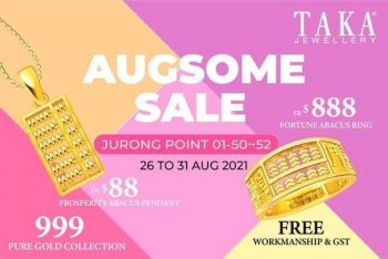 TAKA-JEWELLERY-Augsome-Sale-350x234 26-31 Aug 2021: TAKA JEWELLERY Augsome Sale at Jurong Point