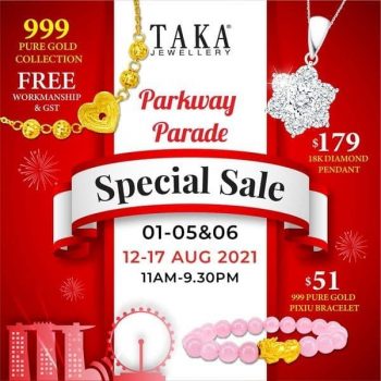 TAKA-JEWELLERY-Special-Sale-350x350 12-17 Aug 2021: TAKA JEWELLERY Special Sale at Parkway Parade