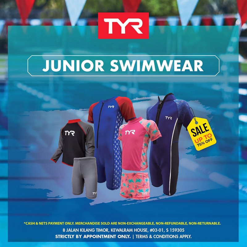 TYR-Warehouse-Sale-Singapore-Junior-Swimwear-2021-Clearance-001 4-12 Sept 2021: TYR Warehouse Sale at Kewalram House! Up to 75% OFF & FREE Gifts with Purchase!
