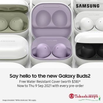 Takashimaya-Galaxy-Buds2-Promotion-350x350 30 Aug-9 Sep 2021: Takashimaya Samsung Galaxy Buds2 Promotion