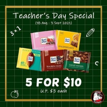 Teachers-Day-Special-Promotion-350x350 18 Aug-3 Sep 2021: Choco Express Teacher's Day Special Promotion