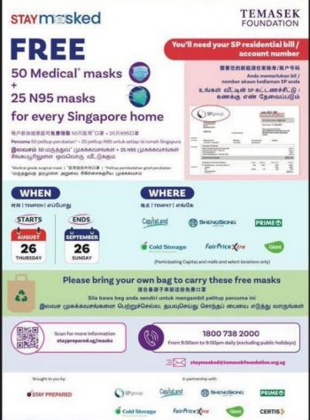 Temasek-Foundation-50-Medical-25-N95-Masks-Giveaway-350x474 26 Aug-26 Sep 2021: Temasek Foundation 50 Medical + 25 N95 Masks Giveaway