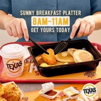 Texas-Chicken-Sunny-Breakfast-Platter-Promotion-350x350 26 Aug 2021 Onward: Texas Chicken Sunny Breakfast Platter Promotion