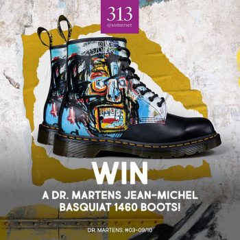 13@somerset-1-x-Dr.-Martens-Jean-Michel-Basquiat-1460-boots-Giveaways-350x350 24 Sep-1 Oct 2021: 13@somerset 1 x Dr. Martens Jean-Michel Basquiat 1460 boots Giveaways