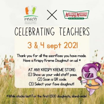 3-4-Sep-2021-Krispy-Kreme-Teachers-Day-Promotion-350x350 3-4 Sep 2021: Krispy Kreme Teachers' Day Promotion