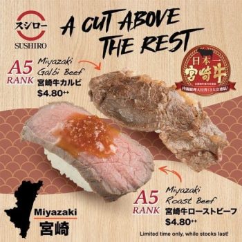 A5-Miyazaki-Galbi-Beef-and-A5-Miyazaki-Roast-Beef-350x350 24 Sep 2021 Onward: Sushiro A5 Miyazaki Galbi Beef and A5 Miyazaki Roast Beef Promotion