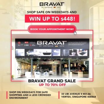 BRAVAT-Grand-Sale-350x350 1 Sep 2021 Onward: BRAVAT Grand Sale at 33 Ubi Ave 3