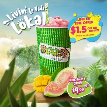 Boost-Juice-Bars-Pink-Guava-Crush-Promotion-350x350 8 Sep 2021 Onward: Boost Juice Bars Pink Guava Crush Promotion