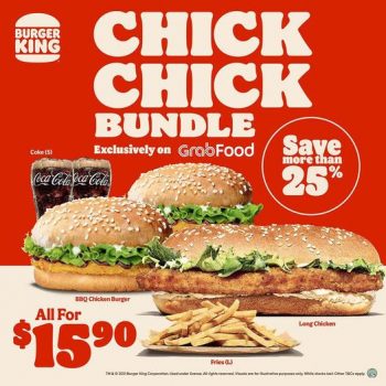 Burger-King-Grabfood-Chick-Chick-Bundle-@-15.90-Promotion--350x350 6 Sep 2021 Onward: Burger King Grabfood Chick Chick Bundle @ $15.90 Promotion