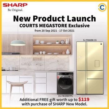 COURTS-Exclusive-New-Product-Launch-Promotion-350x350 27 Sep-17 Oct 2021: COURTS SHARP Exclusive New Product Launch Promotion