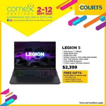 COURTS-Lenovo-Legion-5-Laptop-Promotion-350x350 2-12 Sep 2021: COURTS Lenovo Legion 5 Laptop Promotion