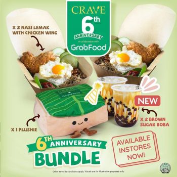 CRAVE-Nasi-Lemak-Teh-Tarik-6th-Anniversary-Bundle-Promotion-1-350x350 16 Sep 2021 Onward: CRAVE Nasi Lemak & Teh Tarik 6th Anniversary Bundle Promotion