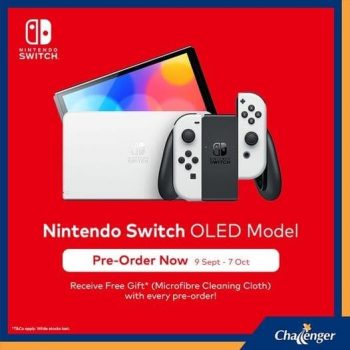 Challenger-Free-Gift-Promotion-350x350 9 Sep-7 Oct 2021: Challenger Pre-Order Nintendo Switch OLED Model Promotion