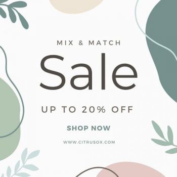 Citrusox-Mix-and-Match-Sale-350x350 21 Sep 2021 Onward: Citrusox Mix and Match Sale