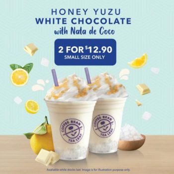 Coffee-Bean-Honey-Yuzu-White-Chocolate-Ice-Blended-with-Nata-de-Coco-2-for-12.90-Promotion-350x350 15 Sep 2021 Onward: Coffee Bean Honey Yuzu White Chocolate Ice Blended with Nata de Coco 2 for $12.90 Promotion
