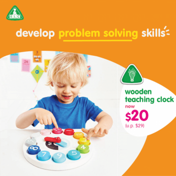 Early-Learning-Centre-Wooden-Teaching-Clock-Sale-350x350 24 Sep 2021 Onward: Early Learning Centre Wooden Teaching Clock Sale at Mothercare