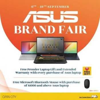 Gain-City-Brand-Fair-350x350 6-19 Sep 2021: Gain City Exclusive Asus Laptop Deals on Brand Fair