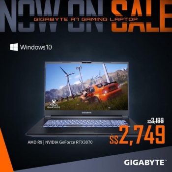 GamePro-Shop-Gigabyte-A7-Gaming-Laptop-Sale--350x350 20 Sep 2021 Onward: GamePro Shop Gigabyte A7 Gaming Laptop Sale