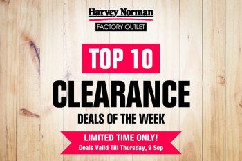Harvey-Norman-Clearance-Sale-350x233 6-9 Sep 2021: Harvey Norman Clearance Sale at ESR BizPark