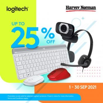 Harvey-Norman-Logitech-Promotion-350x350 1-30 Sep 2021: Harvey Norman Logitech Promotion