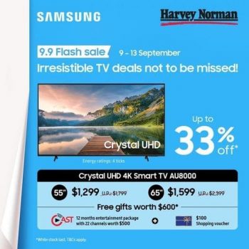 Harvey-Norman-Samsung-9.9-Flash-Sale-350x350 9-13 Sep 2021: Harvey Norman Samsung 9.9 Flash Sale