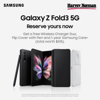 Harvey-Norman-Samsung-Galaxy-Z-Fold3-and-Flip3-Promotion1-350x350 11 Sep 2021 Onward: Harvey Norman Samsung Galaxy Z Fold3 and Flip3 Promotion