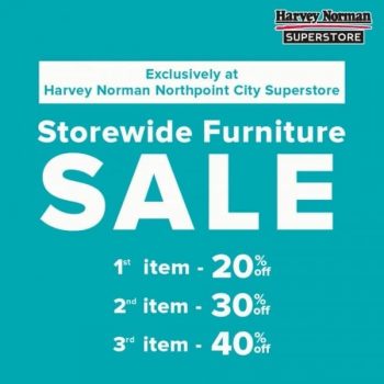 Harvey-Norman-Storewide-Furniture-Sale-350x350 22 Sep 2021 Onward: Harvey Norman Storewide Furniture Sale at Northpoint City