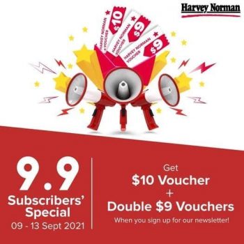 Harvey-Norman-e-Voucher-Promotion-350x350 9-13 Sep 2021: Harvey Norman e-Voucher Promotion