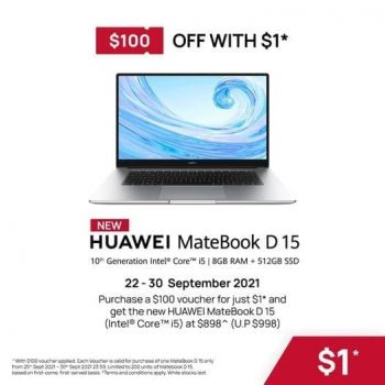 Huawei-MateBook-D-15-Promotion-350x350 22-30 Sep 2021: Huawei MateBook D 15 Promotion