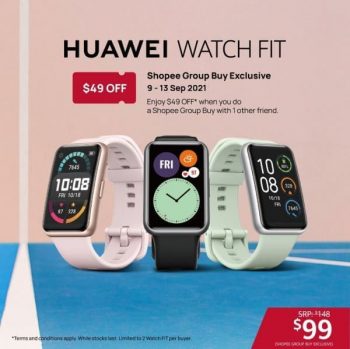 Huawei-Watch-FIT-Group-Buy-Special-Promotion-on-Shopee-350x349 9-13 Sep 2021: Huawei Watch FIT Group Buy Special Promotion on Shopee