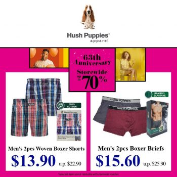 Hush-Puppies-Apparel-63th-Anniversary-Promotion-350x350 18 Sep 2021 Onward: Hush Puppies Apparel 63th Anniversary Promotion
