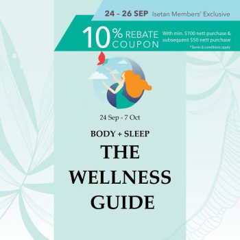 Isetan-The-Wellness-Guide-350x350 24-26 Sep 2021: Isetan Members Exclusive Promotion
