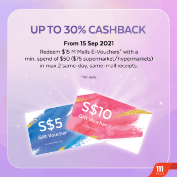 Jurong-Point-Cashback-Promotion-350x350 15 Sep 2021 Onward: M Malls Cashback Promotion