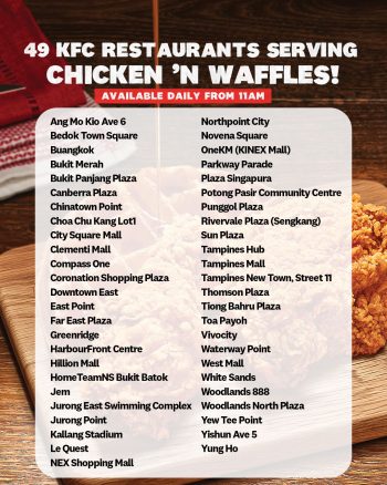 KFC-Chicken-‘N-Waffles-Promo-1-350x438 22 Sep 2021 Onward: KFC Chicken ‘N Waffles Promo