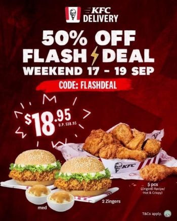 KFC-Flash-Deal-350x438 17-19 Sep 2021: KFC Flash Deal
