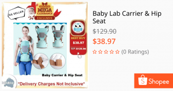 KidsFullstop-Pte-Ltd-Baby-Lab-Carrier-and-Hip-Seat-POromotion-350x184 14 Sep 2021 Onward: KidsFullstop Pte Ltd Baby Lab Carrier and Hip Seat Promotion at Shopee