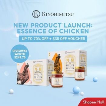 Kinohimitsu-New-Launch-Essence-of-Chicken-Promotion-on-Shopee-350x350 13-15 Sep 2021: Kinohimitsu New Launch Essence of Chicken Promotion on Shopee